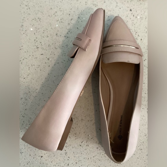 Call It Spring Nude Flat Size 7.5 - Picture 1 of 2